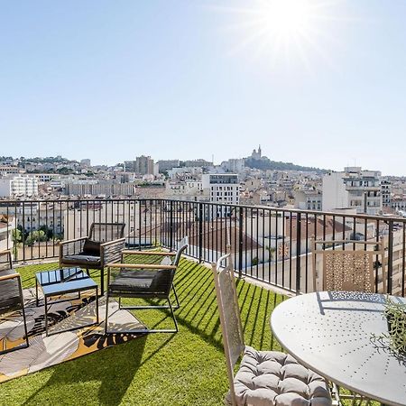 Apartamento Marseille: Superbe Vue Sur Notre-Dame De La Garde Exterior foto