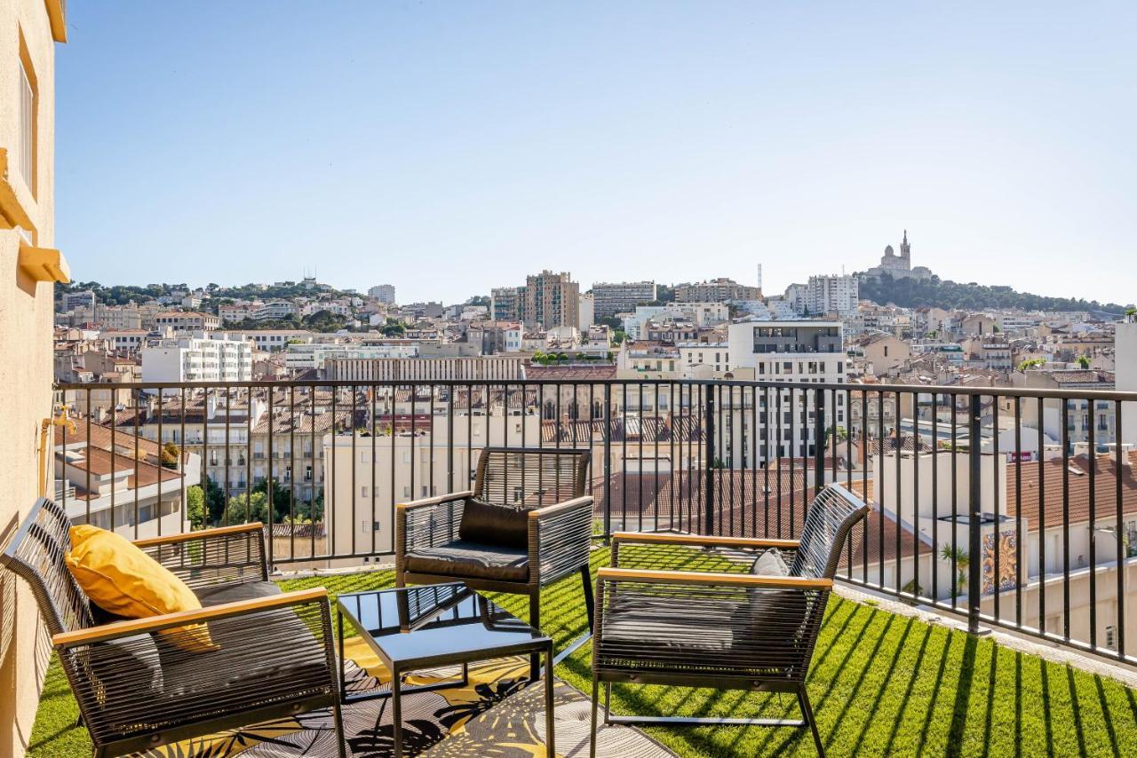 Apartamento Marseille: Superbe Vue Sur Notre-Dame De La Garde Exterior foto