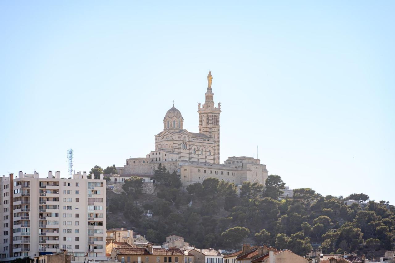 Apartamento Marseille: Superbe Vue Sur Notre-Dame De La Garde Exterior foto