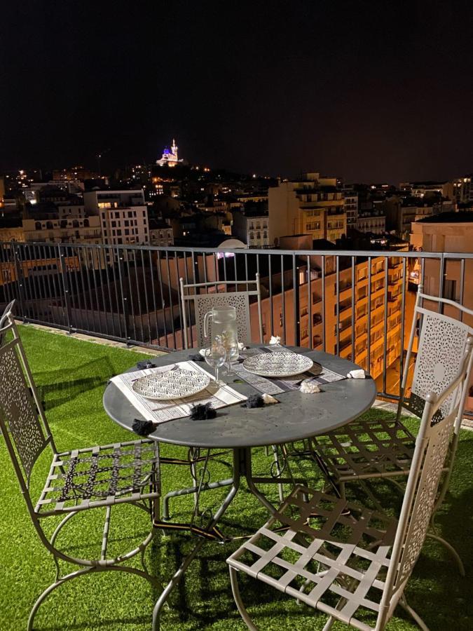 Apartamento Marseille: Superbe Vue Sur Notre-Dame De La Garde Exterior foto