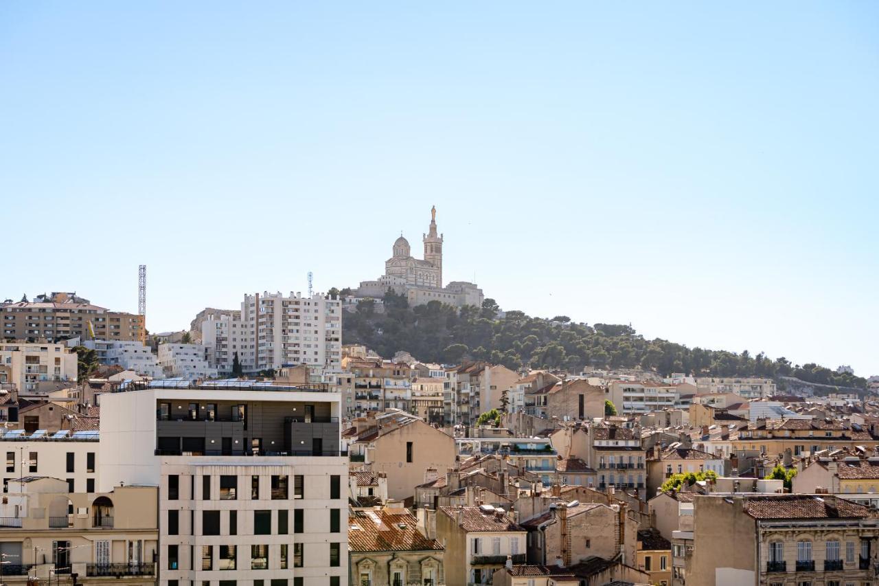 Apartamento Marseille: Superbe Vue Sur Notre-Dame De La Garde Exterior foto